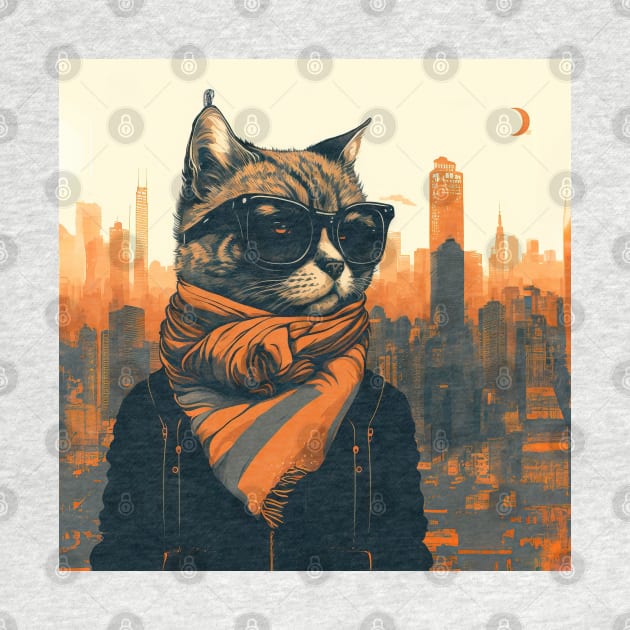 Stylish and fashionable tortoiseshell cat - Feline Fashionista #1 by yewjin